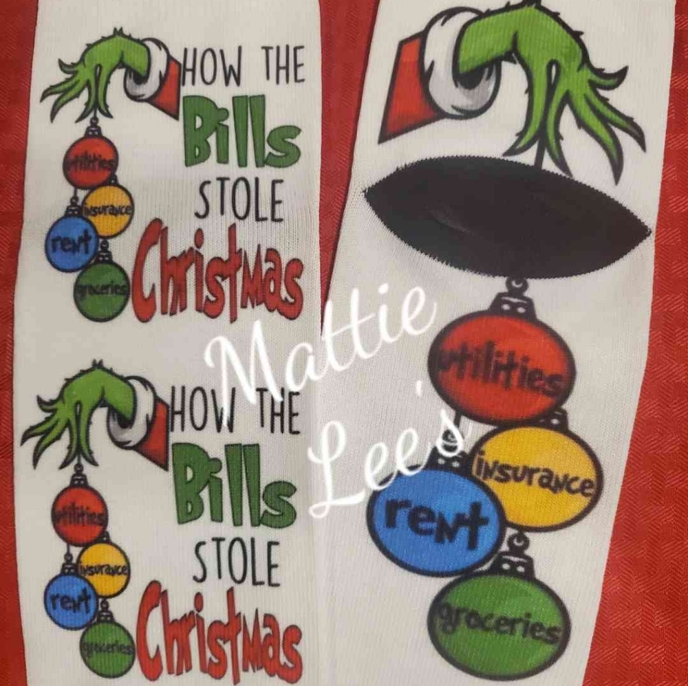 How The Bills STOLE Christmas Ankle Socks
